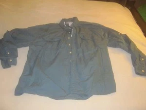 Sportif blue long sleeve, button front casual shirt, men XXL ~ 2427 - Picture 1 of 8