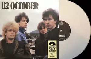 U2 LP October Limited Edition 180g *CREAM* Vinyl New & Sealed HMV Exc. + Booklet - Picture 1 of 8