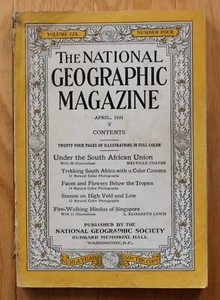 National Geographic April, 1931; Under the South African Union; Fire-Walking - Picture 1 of 16