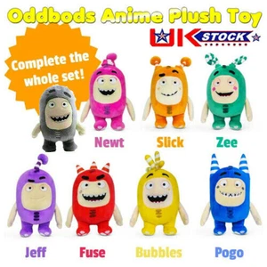 7'' Oddbods Doll Cartoon Fuse Jeff Newt Odd ZEE Bods Stuffed Animals Plush Toys