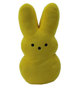 NEW Peeps Yellow Plush Bunny Rabbit Large 17” Stuffed Animal Easter 2022