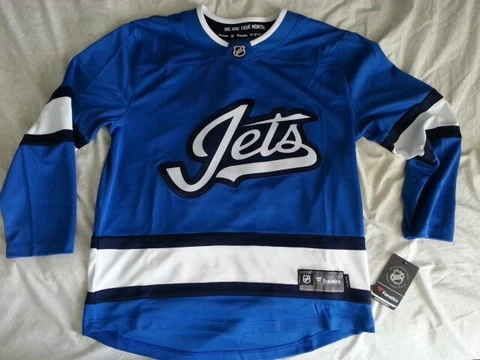 $135 NHL Fanatics Winnipeg Jets Aviator Breakaway Jersey Mens M NWT Cover