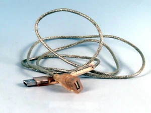 CLEAR EXTENSION USB CABLE, 5.0' LENGTH - Photo 1/2