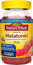 Nature Made Melatonin Gummies Dreamy Strawberry 10mg 120ct