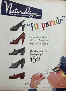 Vintage 1945 Damenschuhe Druck Ad Ephemera Kunstdekor von William Bolin - Bild 1 von 1