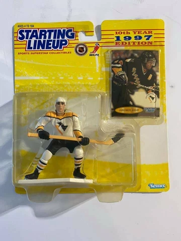 1997 NHL Starting Lineup JAROMIR JAGR Figure & Card PITTSBURGH PENGUINS HOF Cover