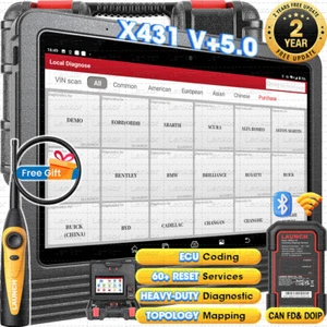 LAUNCH X431 PRO3S+ V5.0 PRO5 Elite Car Diagnostic Scanner Tool Key Programming - Picture 1 of 18