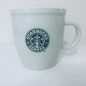 Starbucks Kaffee 16 Unzen Becher 2007 Logo Meerjungfrau klassisch übergroß weiß grün - Bild 1 von 7