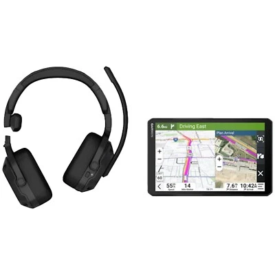 Garmin 010-02925-00 dēzl OTR820 8" GPS Truck Navigator with dēzl Headset 210 - Image 1 of 4
