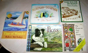 Classic Children's Books Norman The Doorman Floss Make Way For Ducklings Lot 5 - Picture 1 of 2