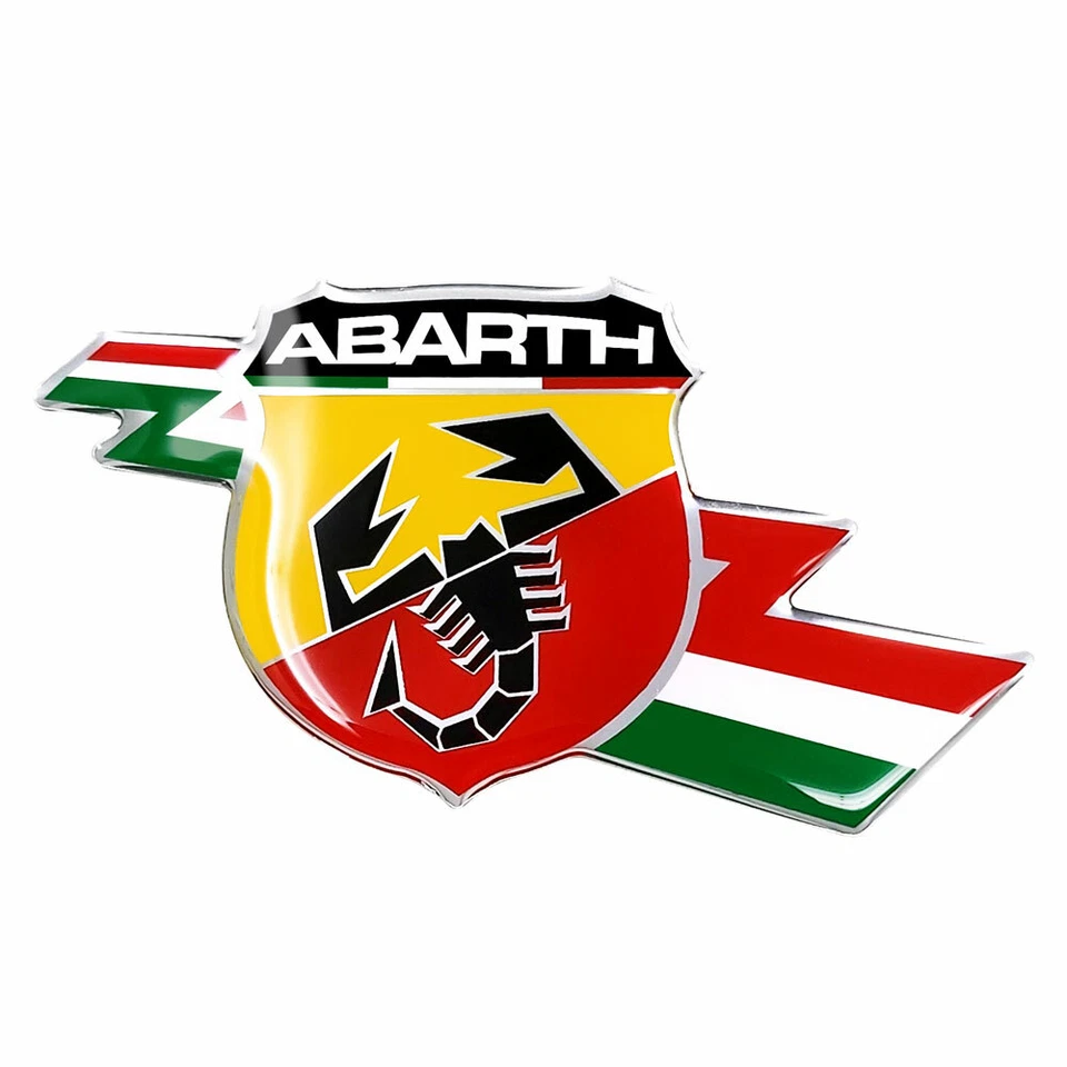 Abarth 21530 Stickers Adesivi 3d SCUDETTO Folgore