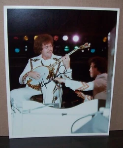 Original Vintage Merrill Osmond AUTOGRAPHED 8" x 10" Photo Playing Banjo - Picture 1 of 3