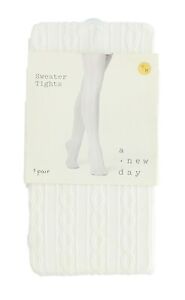 A New Day Sweater Tights, Women's Full Leg Tight, Stretch with Built in Brief
