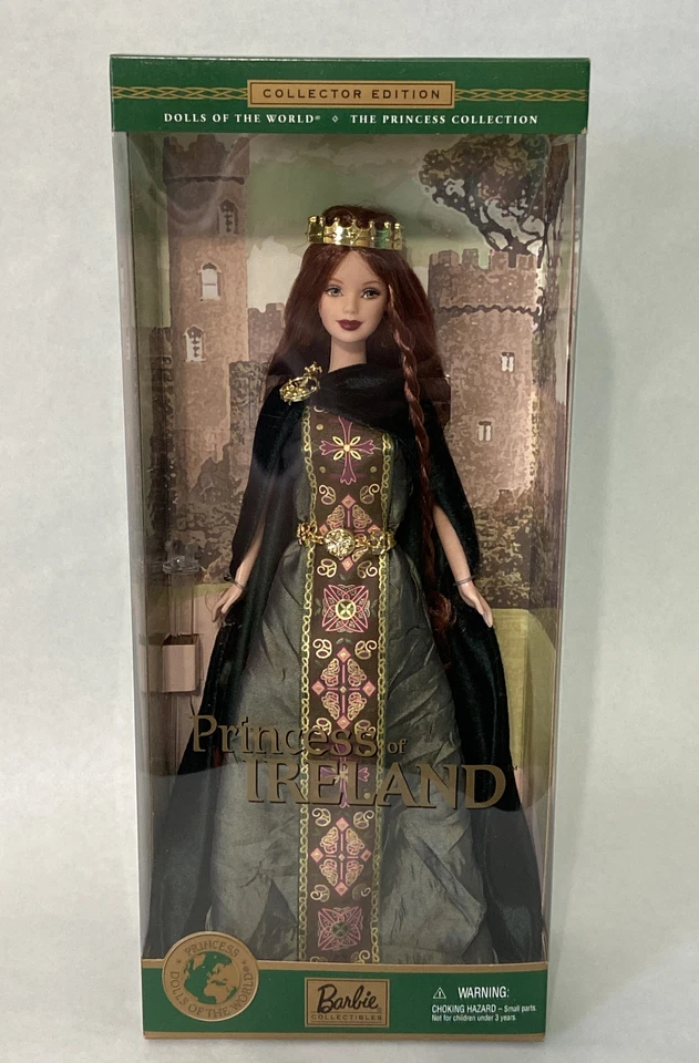 Princess of Ireland Dolls of the World Barbie Doll 2001 Mattel # 53367 Collector