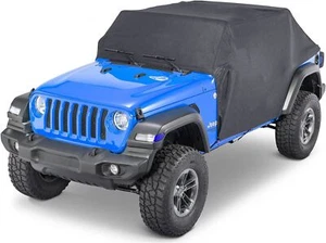Cab Cover Black Car Cover 82215370 for 2007-2018 Jeep Wrangler JK JKU 4 Door - Picture 1 of 7