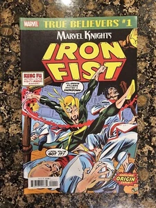 True Believers IRON FIST #1 2018 (Reprint / Marvel Premiere 15 / 1974 ) - Picture 1 of 2