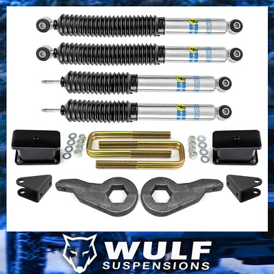 3" Full Lift Kit w/ Bilstein Shocks For 2001-2010 Chevy 2500 3500 - Image 1 of 4