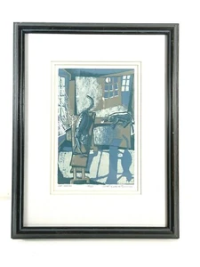 Cat Art Kurtis Thomas Serigraph Silkscreen Ltd Ed Pencil Signed & Numbered 45/50 - Bild 1 von 12