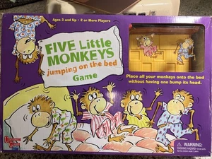 Five Little Monkeys Jumping On The Bed Board Game Ages 3+ For 2 Or More Players - Picture 1 of 19