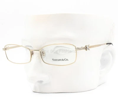 Gafas Tiffany TF1098B 6091 Gafas Oro Pálido Cristales Swarovski 53 mm con estuche Foto 1 de 4