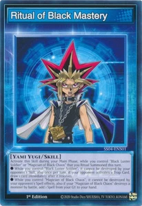 Ritual of Black Mastery Common Match of the Millennium YuGiOh Card1 - Picture 1 of 1