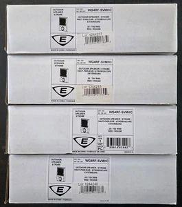 EDWARDS EST WG4RF-SVMHC RED OUTDOOR HIGH CANDELA SPEAKER/STROBE "FIRE" 4 AVAIL. - Picture 1 of 14