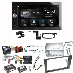 Xzent X-527 Android Auto CarPlay DAB Einbauset für Audi A4 B6 B7 Seat Exeo - Bild 1 von 1