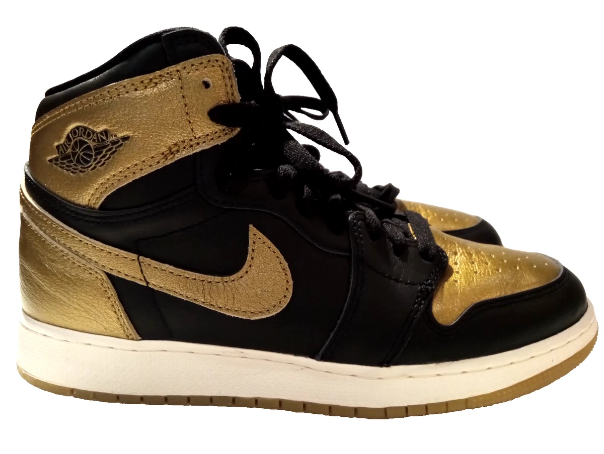 Preços baixos em Jordan 1 Retro Black Gold | eBay