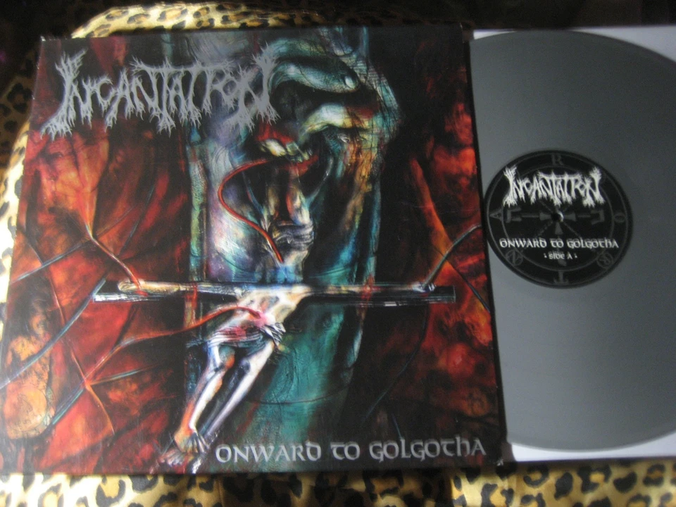 INCANTATION onward golgotha SILV VINYL LP 2015 suffocation immolation rottrevore - Image 1 of 2