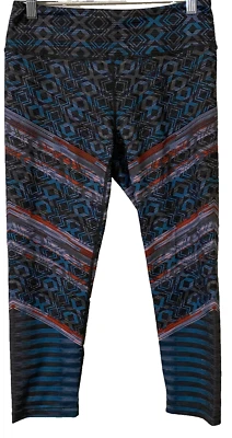 Prana Mujer Pequeñas Capri Yoga Leggings Gris Teal Rojo Rosa 26" x 21" Foto 1 de 4