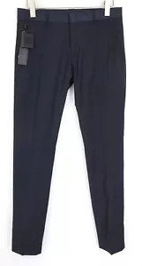 Antony Morato Skin Hombre Pantalones 46/30 Super Slim Azul Marino Lana Elástico - Imagen 1 de 13