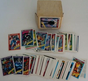 Juego completo de tarjetas coleccionables Best 1990 Impel Marvel 1-162 Spider-Man Avengers X-Men - Imagen 1 de 12