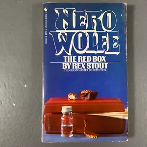 Nero Wolfe: The Red Box By Rex Stout Vintage Paperback Book Bantam 1982 U.S.A. - Picture 1 of 24