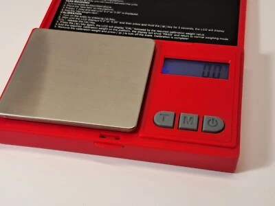 Báscula digital AWS MAX-700 700x0,1g ROJA funciona perfectamente. Foto 1 de 4