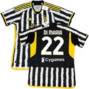 2023/24 Juventus Authentic Home Jersey #22 Di Maria Large Player Issue Cygames - Picture 1 of 24