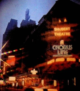 Shubert Theatre New York City Broadway Postcard Unused A Chorus Line - Picture 1 of 2