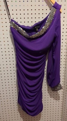 Jodi Kristopher One Shoulder Formal Dress - Image 1 of 4