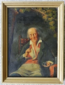 19th Century European Portrait Oil on Board Painting Antique - Dutch? - Picture 1 of 8