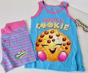 NWT Intimo Big Girls Shopkins Kooky Cookie Tank & Shorts Sz.4 - Picture 1 of 1
