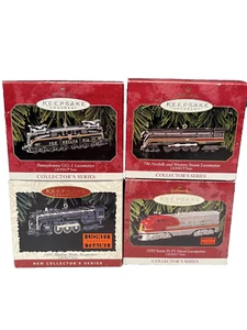 Hallmark Die Cast Lionel Train Series Ornaments 1996 1997 1998 1999 #1-#4 - Picture 1 of 7