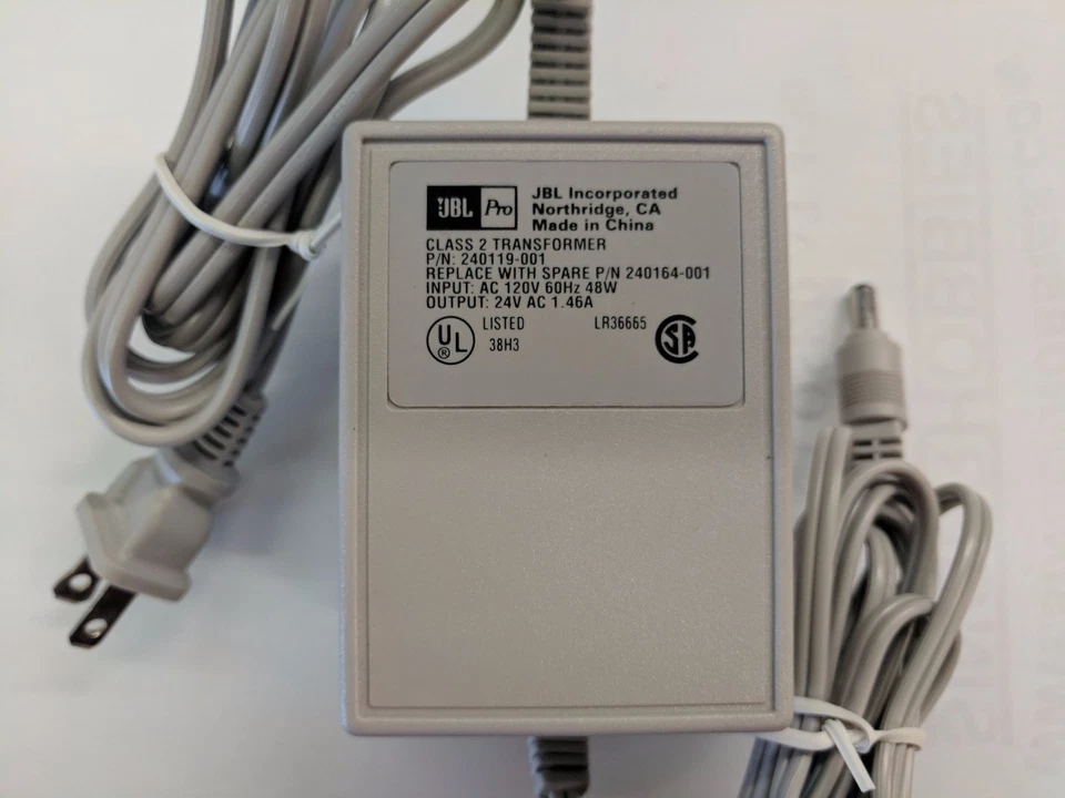 240119-001 Multimedia Speaker Power Supply 24V AC 1.46A Output IN STOCK Tip M - Image 1 of 1