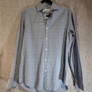 Perry Ellis Portfolio Slim Fit Size Small Blue and White - Picture 1 of 9