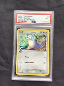 Pokemon Cards: EX Dragon Frontiers Reverse Holo: Seel 62/101: PSA 9 - Picture 1 of 6