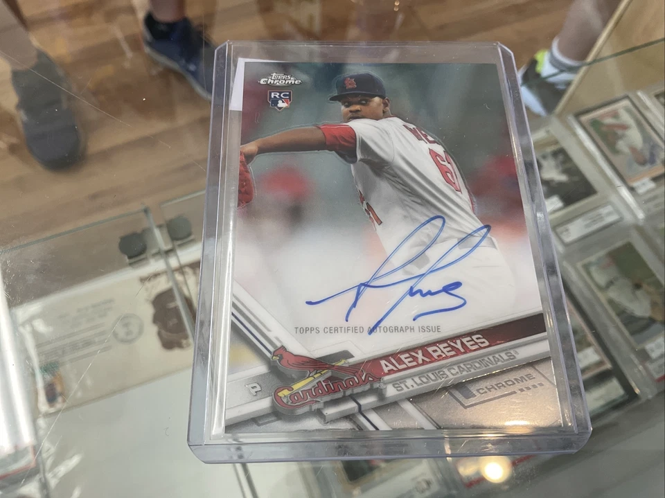 Alex Reyes 2017 Topps Chrome Auto Autograph Rookie RC St Louis Cardinals  - Image 1 of 1