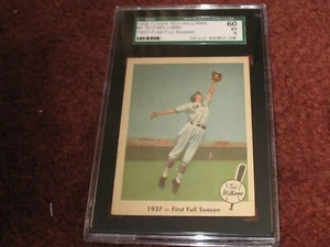 1959 Fleer Ted Williams #8 1937 First Full Season SGC 60 EX 5 ~Boston Red Sox! - Picture 1 of 2