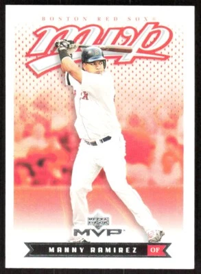 2003 5678D Upper Deck MVP Manny Ramirez Boston Red Sox #31 - Image 1 of 2