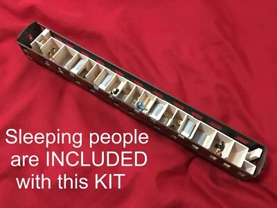 KIT interior para Rivarossi 85 ft lado liso dúplex coche cama y personas durmientes Foto 1 de 4