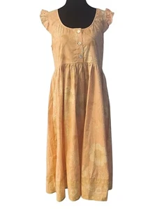 Sample Spell & the Gypsy Collective Habiba Midi Dress Coral Sz S - Picture 1 of 6