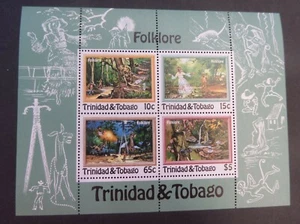 Trinidad & Tobago 1982 Folklore Local spirits Demons MS613 MNH UM unmounted mint - Imagen 1 de 1