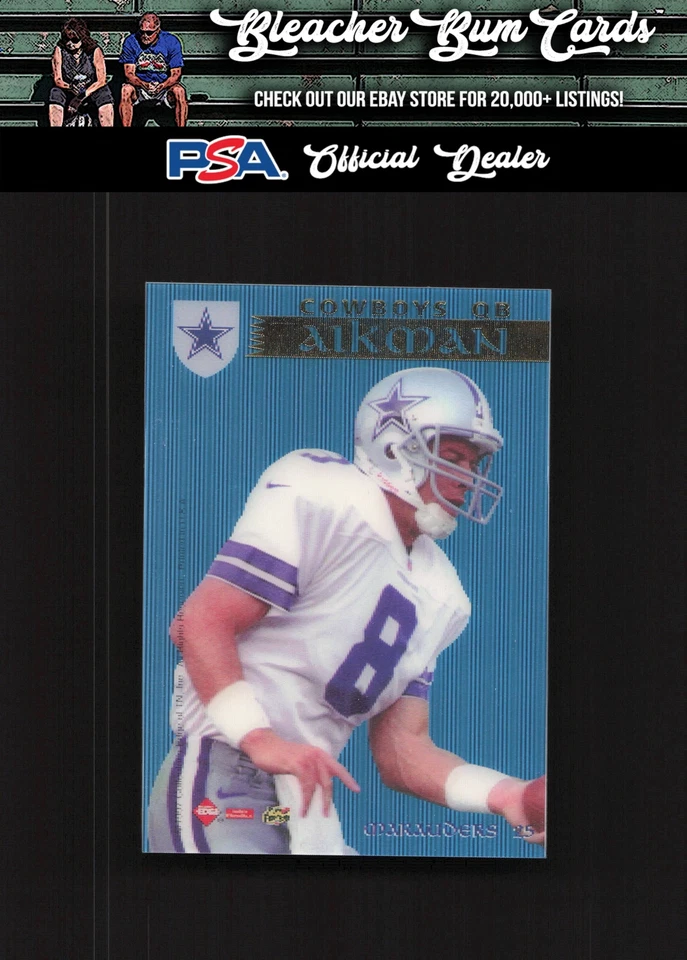 1997 Collector's Edge Excalibur 25 Troy Aikman Crusaders - Imagem 1 de 2